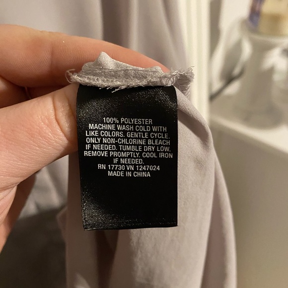 Target Mossimo Gray/Taupe Tunic Blouse - Picture 7 of 7